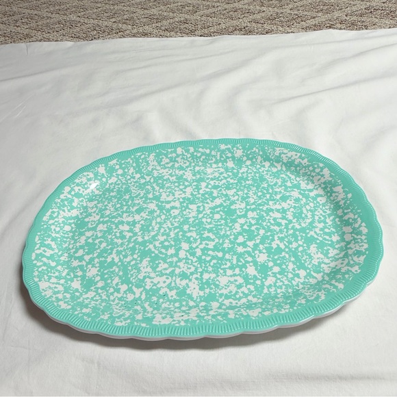 The Pioneer Woman Melamine Platters – Coral & Turquoise | Set of 2 - Picture 2 of 8